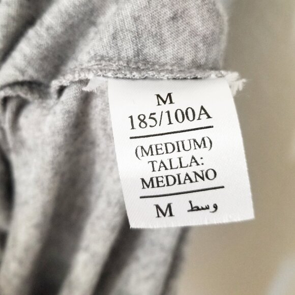 AllSaints Filor Maxi Drawstring Dress Modal Wool Blend Marled Gray Size M $120 - Picture 9 of 16